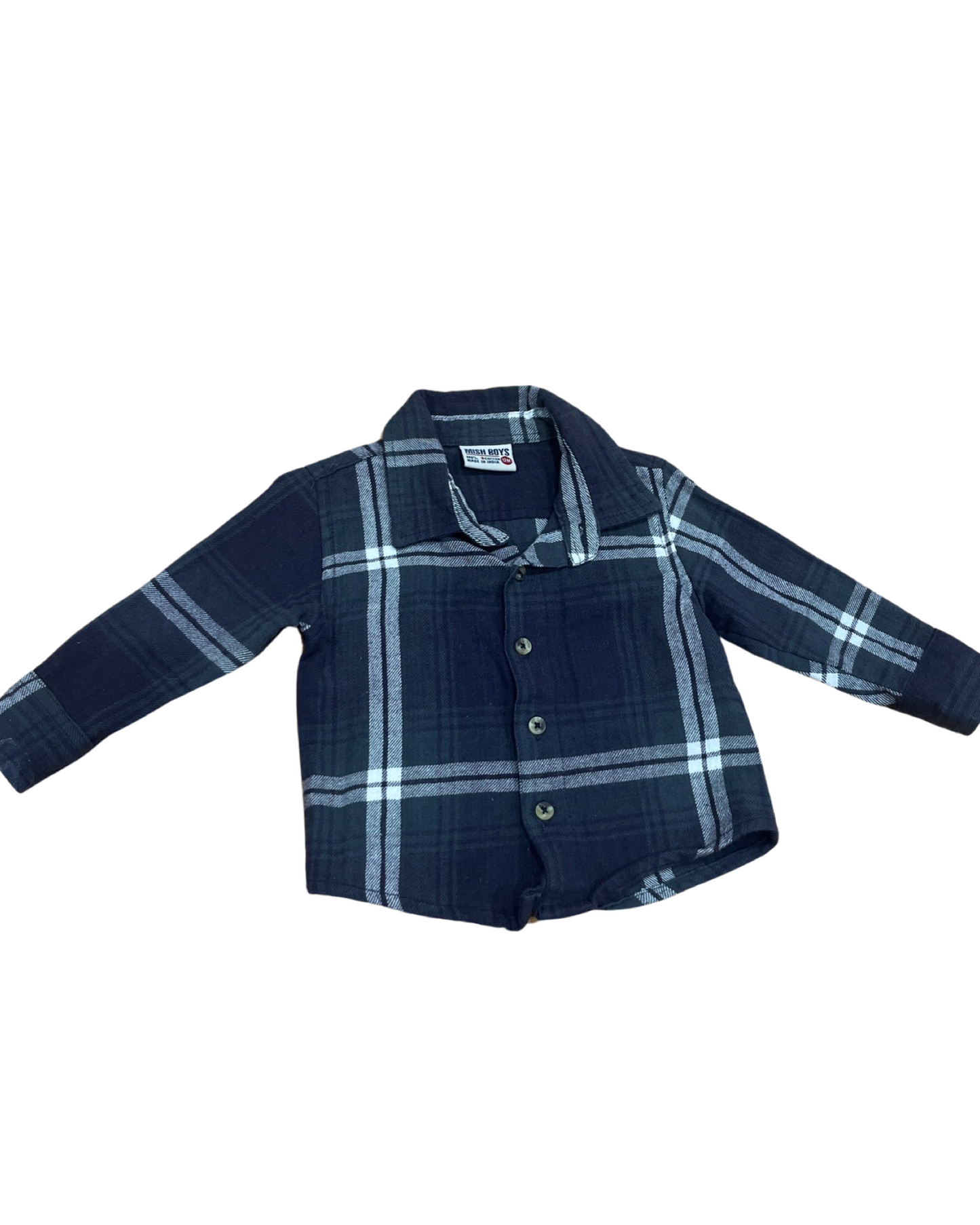Mish Boys Long Sleeve Flannel (12M)