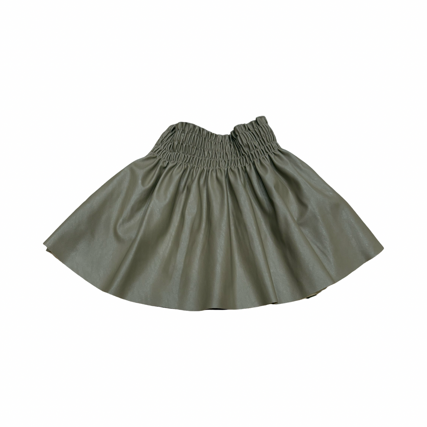 Zara Faux Leather Skirt (4/5)