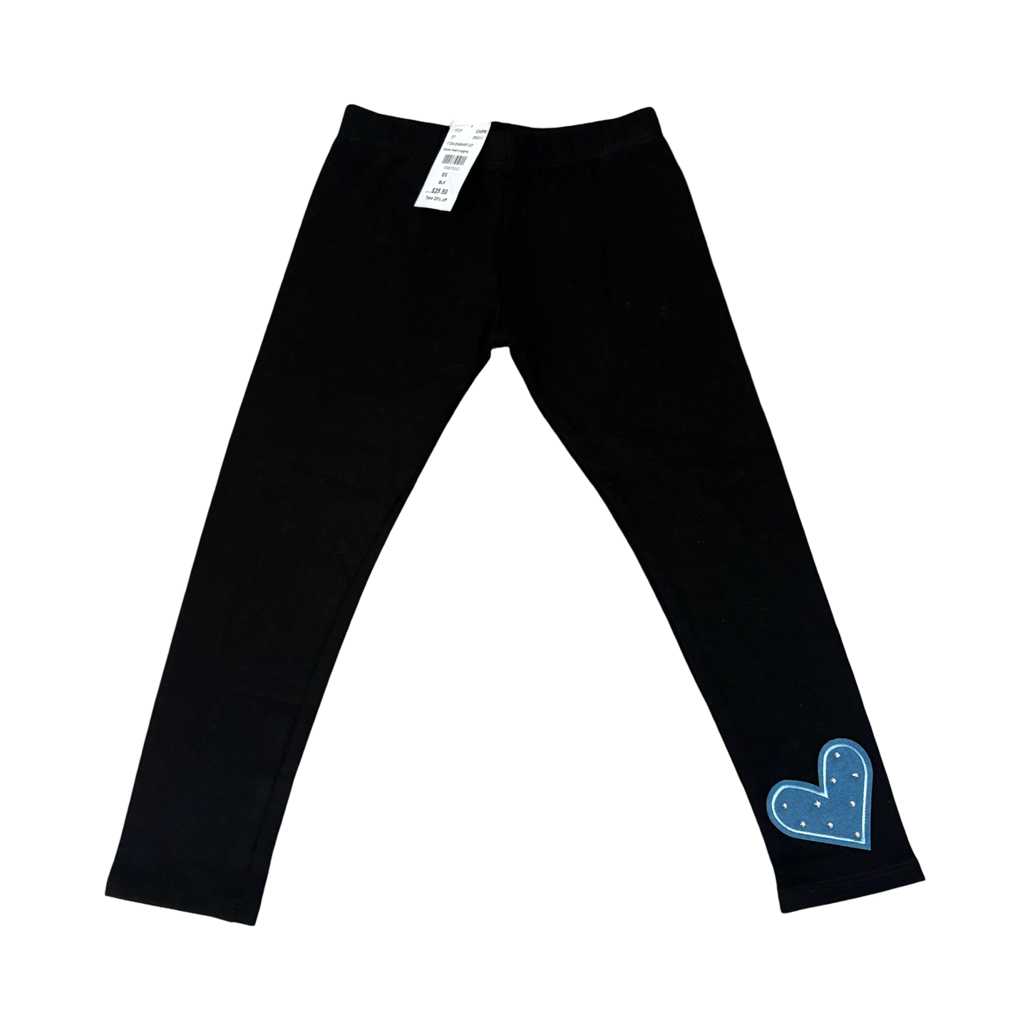 Denim Heart Leggings (6X) *NWT