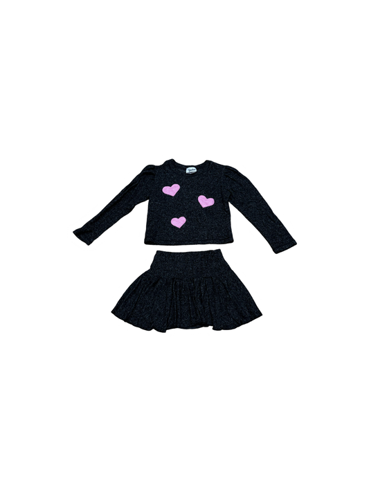 Random Hearts Skirt Set (5)