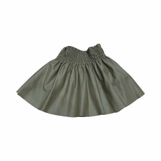 Zara Faux Leather Skirt (4/5)