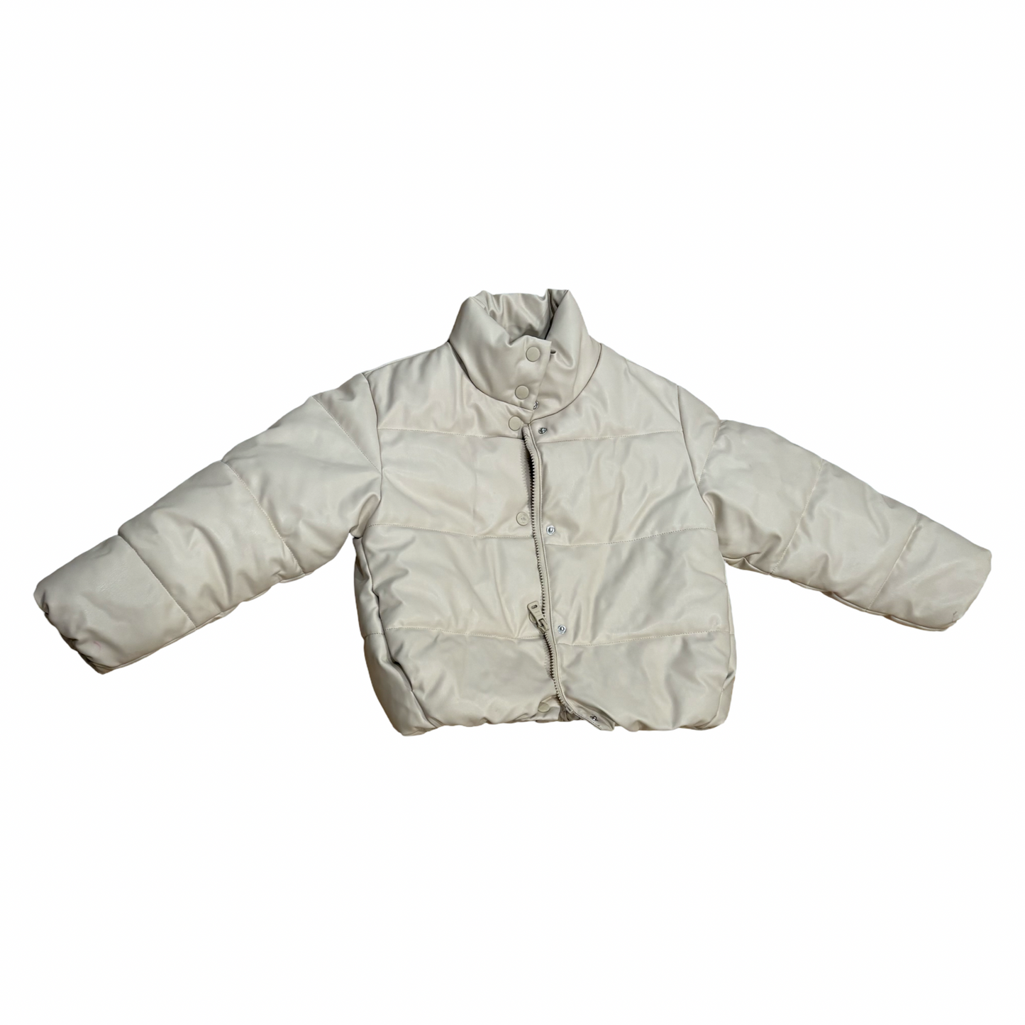 Zara Faux Leather Puffer (8-9)