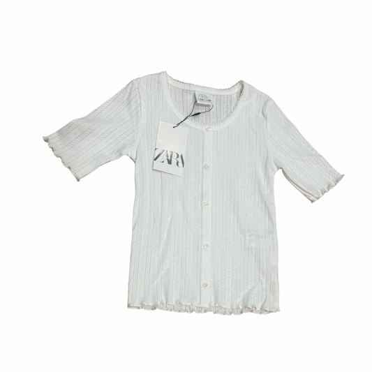 Zara Button-Up Top (8/9) *NWT