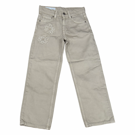 Zara Denim Flower Pants (7)